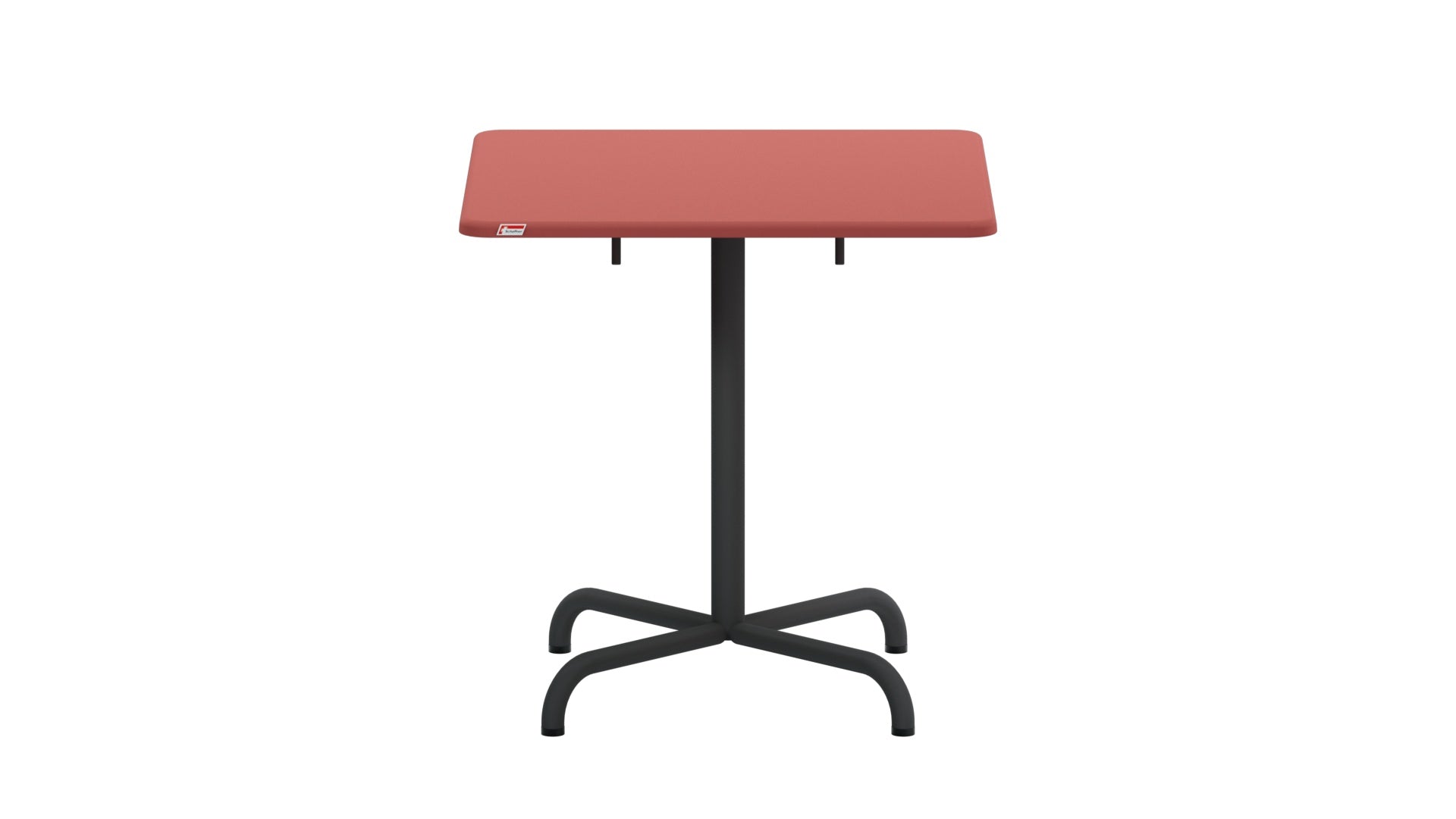 Moderner, wetterfester 70x70 cm klappbarer Gartentisch aus langlebiger Glasfaser. Robust, pflegeleicht, platzsparend – ideal für Terrasse, Garten und Gastronomie. Schaffner.