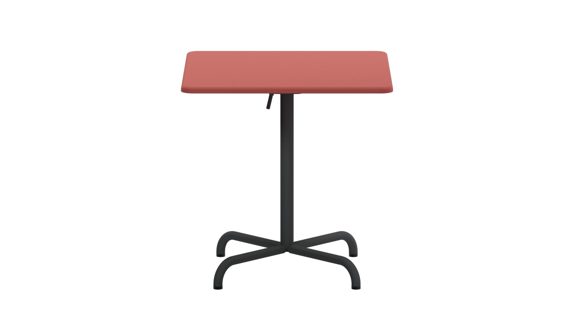 Moderner, wetterfester 70x70 cm klappbarer Gartentisch aus langlebiger Glasfaser. Robust, pflegeleicht, platzsparend – perfekt für Terrasse, Garten und Gastronomie.