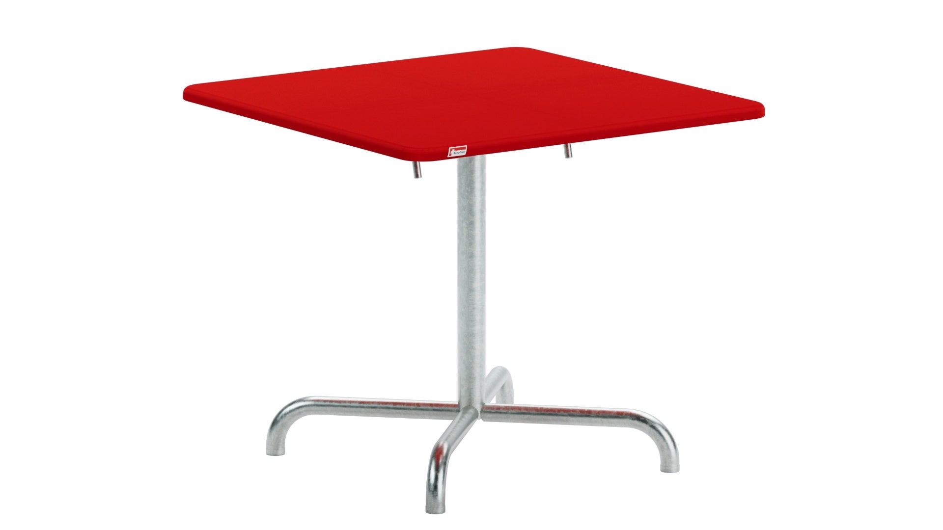 Hochwertiger Davos Glasfaser-Salontisch 70x70 / 62 klappbar von Schaffner, wetterfest, hitzebeständig, langlebig, pflegeleicht und vielseitig einsetzbar im Außenbereich.