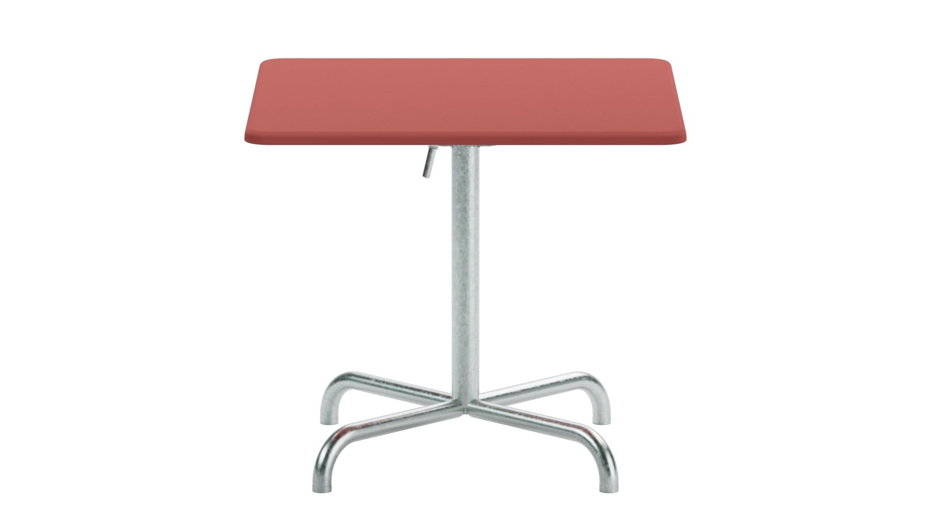 Eleganter Davos Glasfaser-Salontisch 70x70 cm, klappbar, wetterfest, hitzebeständig, langlebig und pflegeleicht – perfekt für Terrasse, Garten oder Gastronomie.