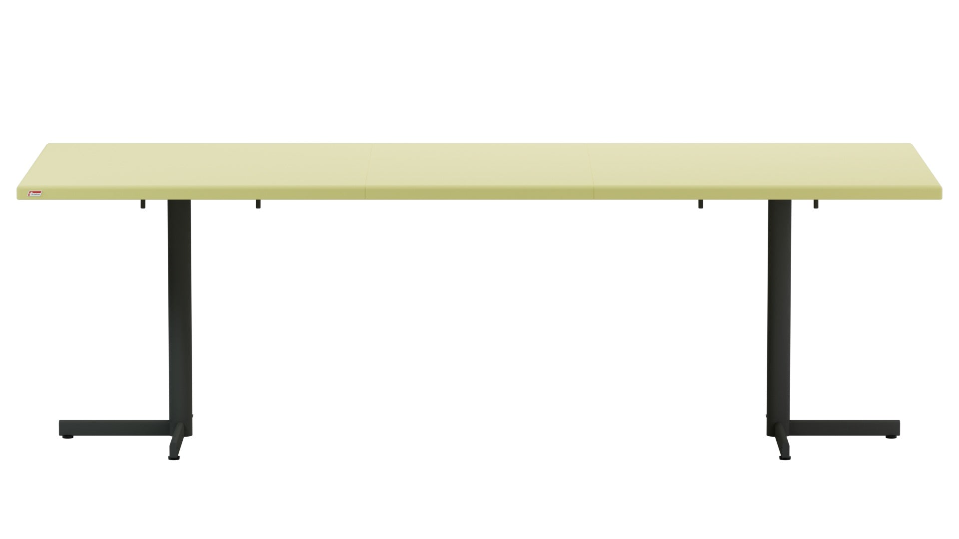 Bodensee Glasfaser-Gartentisch 176/234x95 eckig klappbar, ausziehbar in Buchsbaumgelb / Anthrazit präsentiert im Onlineshop von KAQTU Design AG. Gartentisch ist von Schaffner