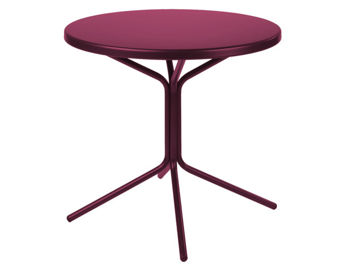 Eleganter PIX Metall-Gartentisch mit einem Durchmesser von 60/70 cm, perfekt für stilvolle Outdoor-Bereiche und vielseitig einsetzbar.