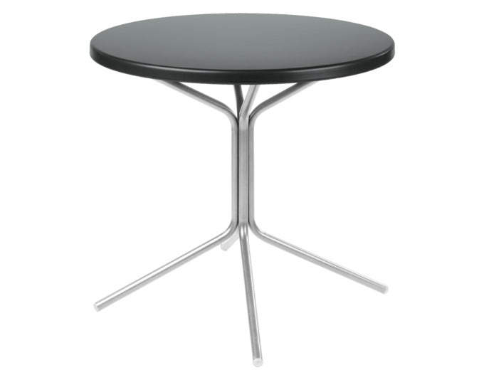Moderner PIX Metall-Gartentisch mit einem Durchmesser von 60/70 cm, perfekt für gemütliche Stunden im Freien und ansprechende Gartenpartys.