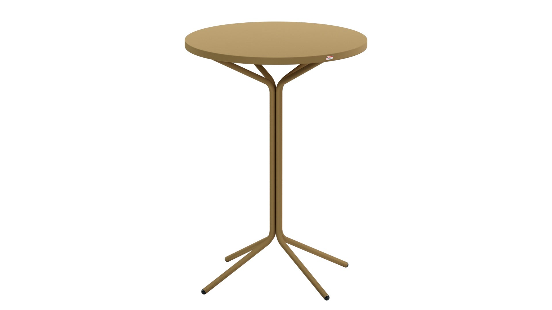 PIX Metall-Stehtisch Outdoor ø80 / 110 in Pastellbraun präsentiert im Onlineshop von KAQTU Design AG. Hochtisch Outdoor ist von Schaffner