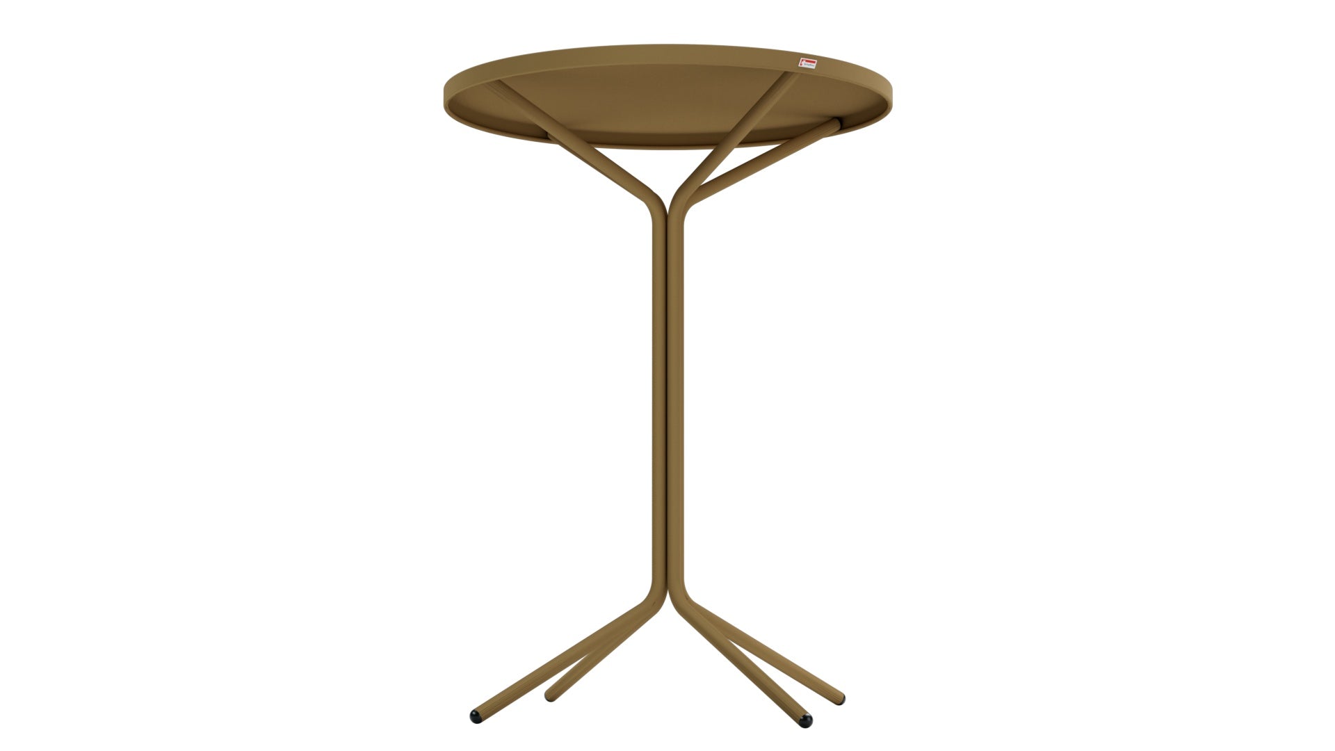 PIX Metall-Stehtisch Outdoor ø80 / 110 in Pastellbraun präsentiert im Onlineshop von KAQTU Design AG. Hochtisch Outdoor ist von Schaffner