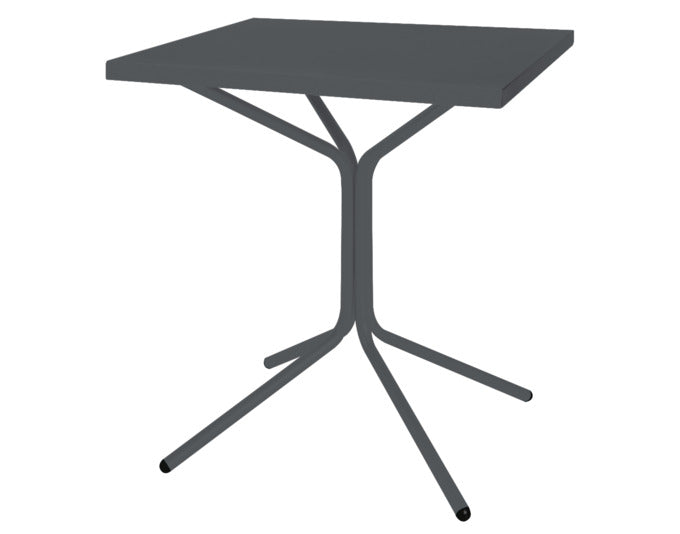 PIX Metall-Gartentisch 70x70 / 72 in Anthrazit präsentiert im Onlineshop von KAQTU Design AG. Gartentisch ist von Schaffner