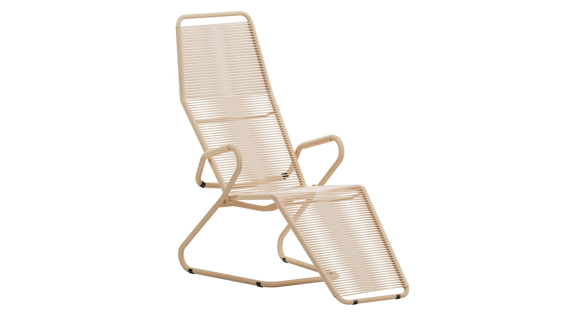 Entdecken Sie den stilvollen Locarno Spaghetti Liegestuhl von Schaffner: wetterfest, ergonomisch, leicht stapelbar und in vielen Farben – perfekt für Garten, Balkon und Terrasse.