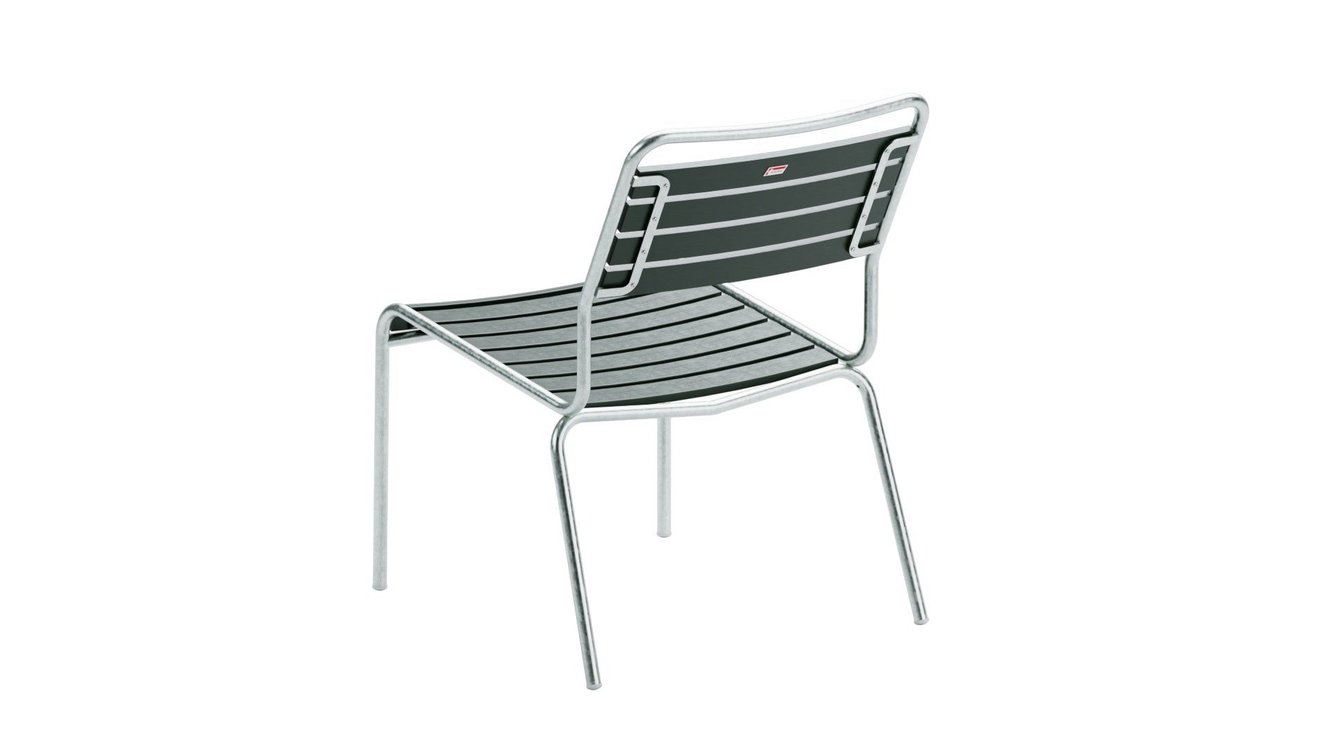 Rigi Holzlatten-Salonsessel ohne Armlehne in Tannengrün / Feuerverzinkt präsentiert im Onlineshop von KAQTU Design AG. Outdoor-Sessel ist von Schaffner