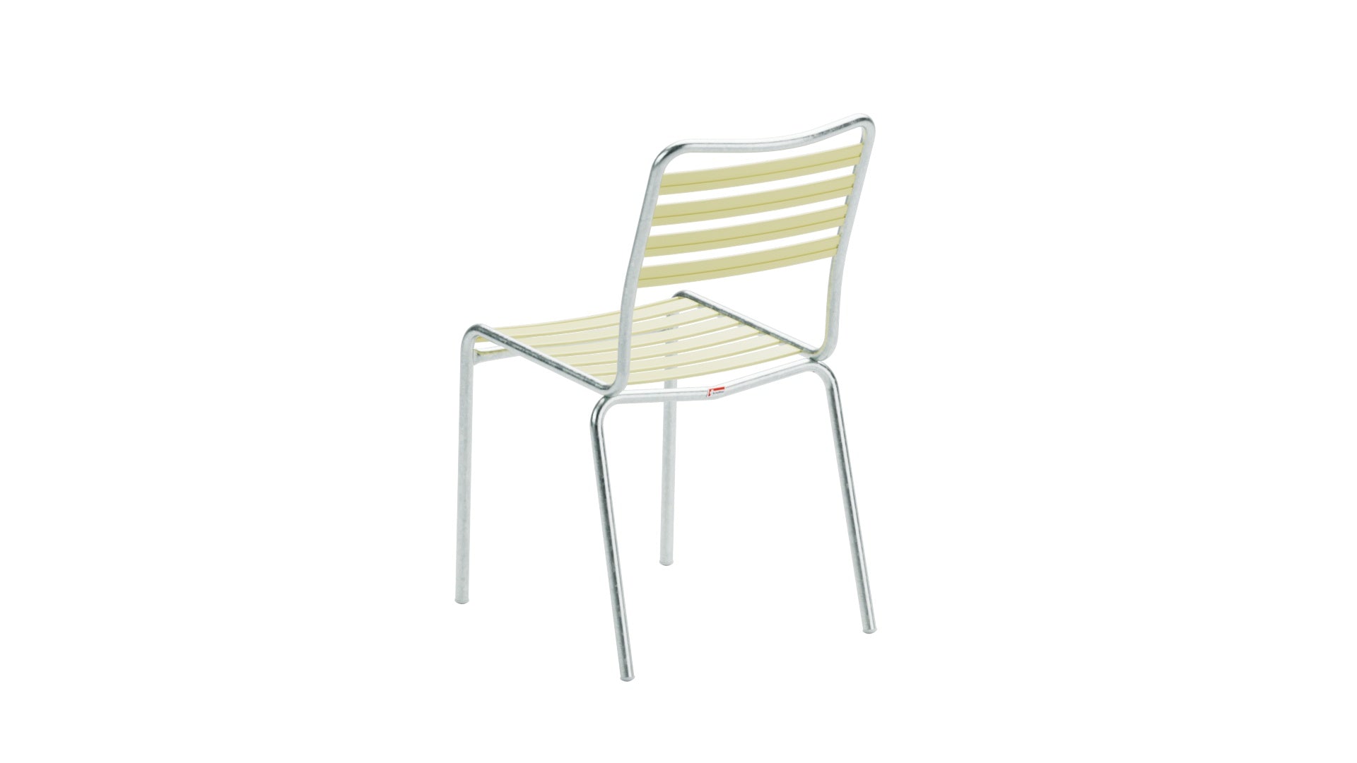 Rigi Lättli-Gartenstuhl ohne Armlehne in Buchsbaumgelb präsentiert im Onlineshop von KAQTU Design AG. Gartenstuhl ist von Schaffner
