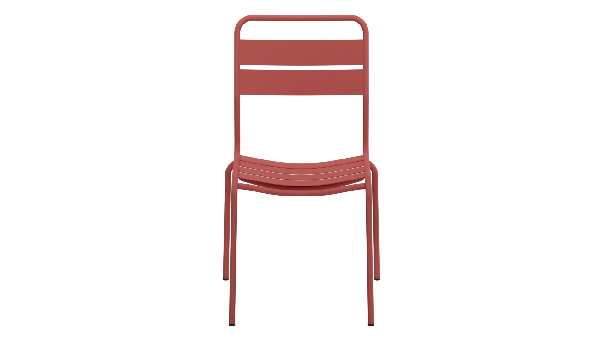 Glarus Ganzmetall-Gartenstuhl ohne Armlehne, wetterfest, UV-beständig, langlebig, Schweizer Qualität, pflegeleicht, vielseitig für Garten, Terrasse & Gastronomie.