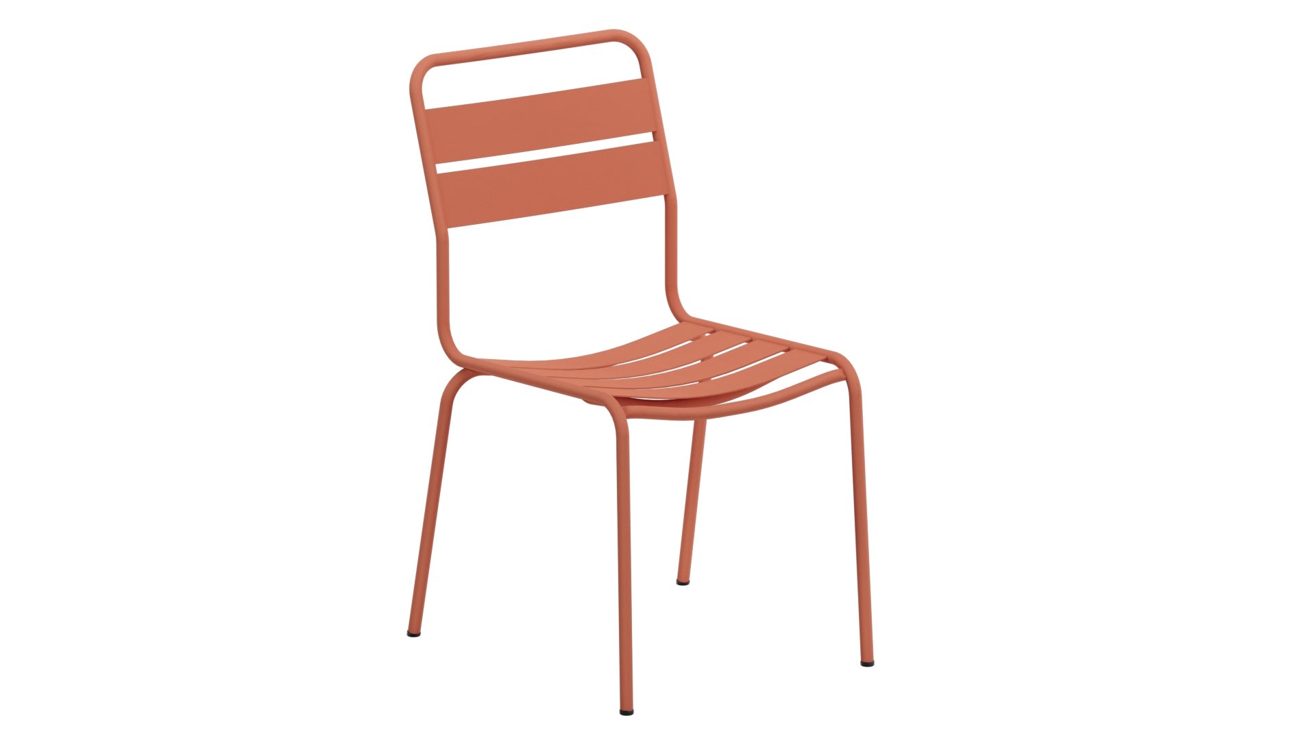 Glarus Ganzmetall-Gartenstuhl ohne Armlehne, wetterfest, UV-beständig, langlebig, Schweizer Qualität, pflegeleicht, vielseitig für Garten, Terrasse & Gastronomie.