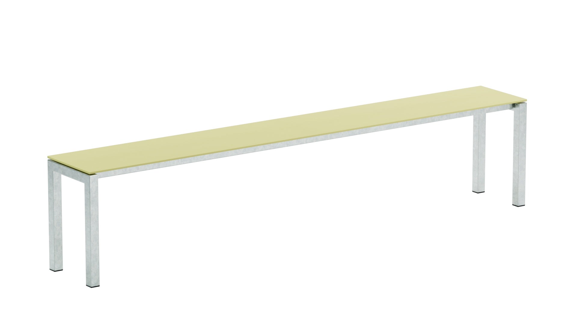 Hochwertige Luzern Glasfaser-Gartenbank 206x32 mit wetterfestem, UV-beständigem Design, langlebigem Stahlrahmen und modernem Look – ideal für Garten, Balkon und Terrasse.