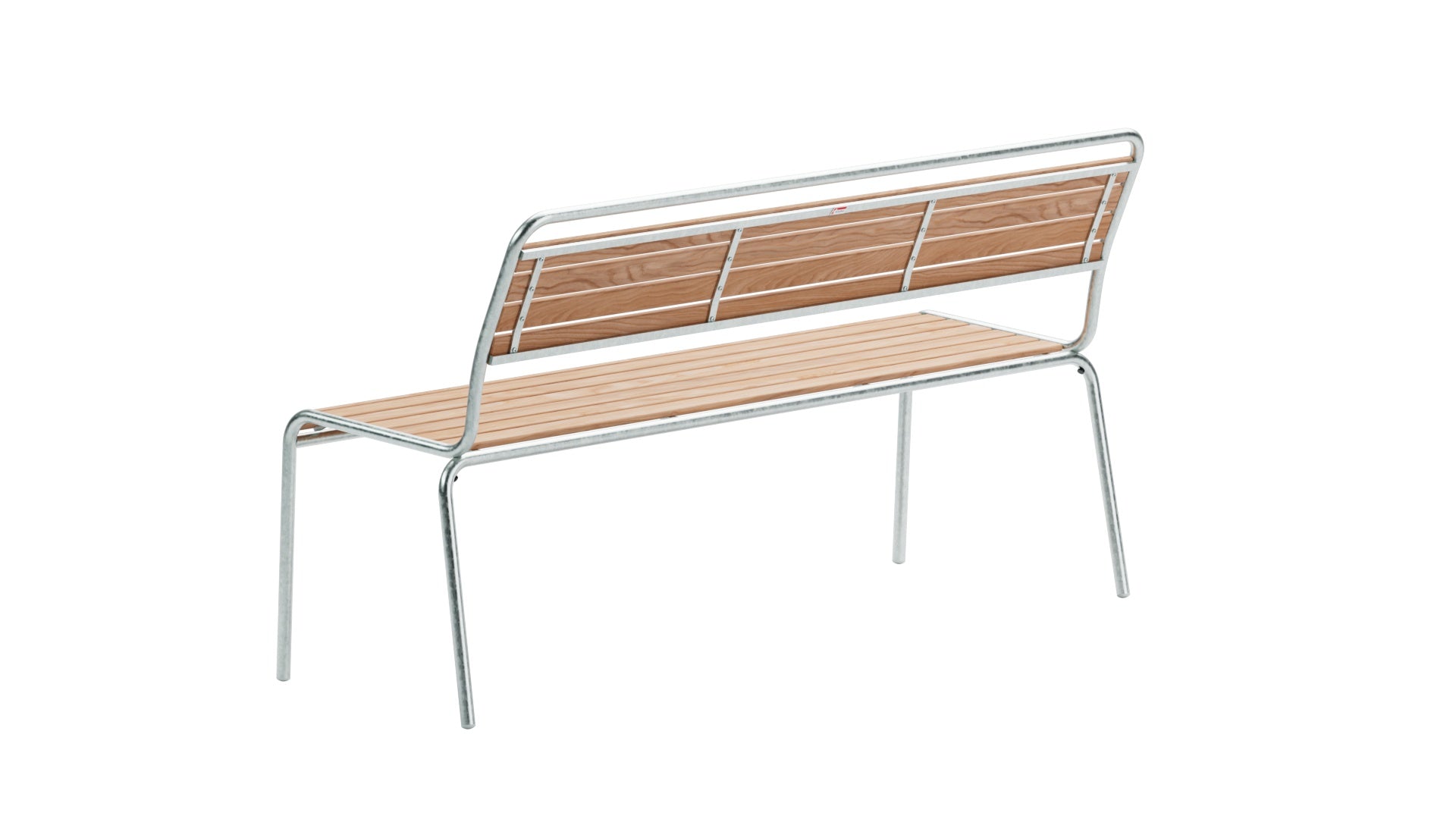 Rigi Holzlatten-3er-Gartenbank ohne Armlehne in Natur geölt präsentiert im Onlineshop von KAQTU Design AG. Gartenbank ist von Schaffner