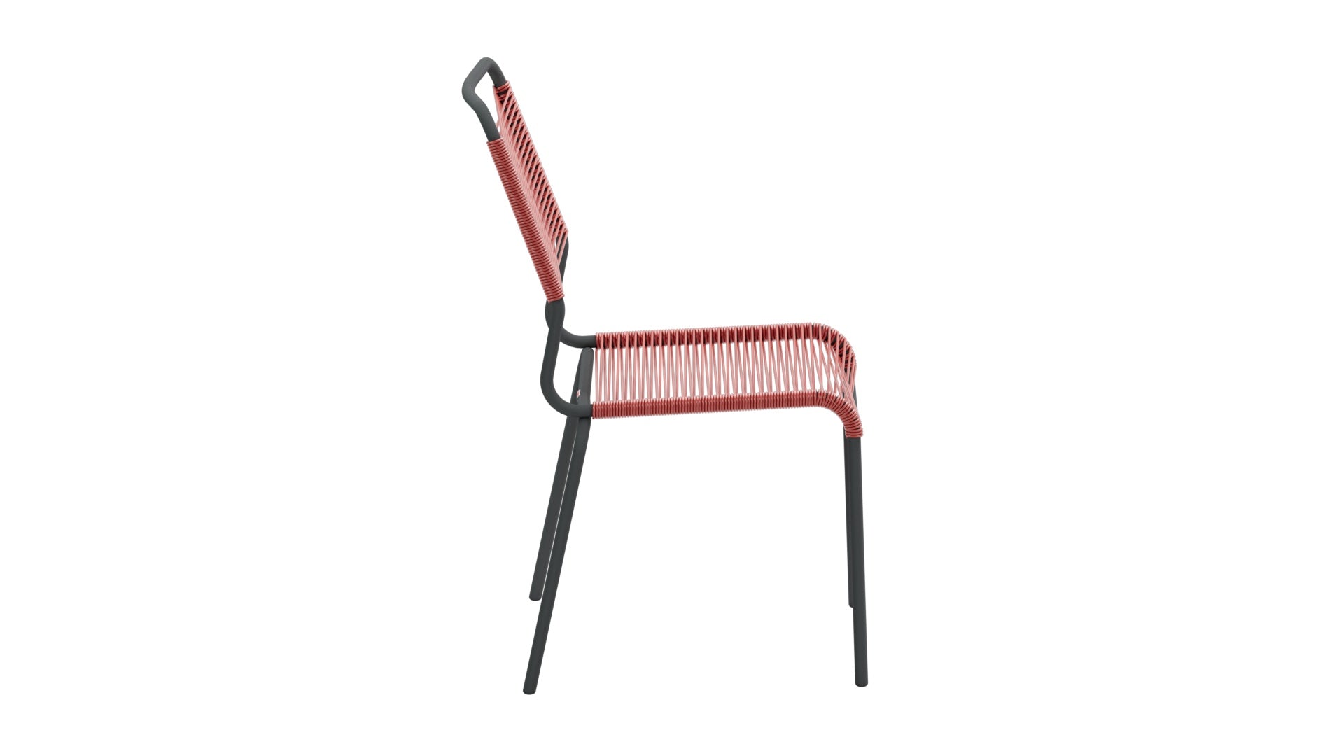 Hochwertiger Rigi Spaghetti-Gartenstuhl ohne Armlehne, wetterfestes Eschenholz, modernes Design, bequeme Sitzfläche, langlebig, umweltfreundlich, perfekt für Garten & Terrasse.