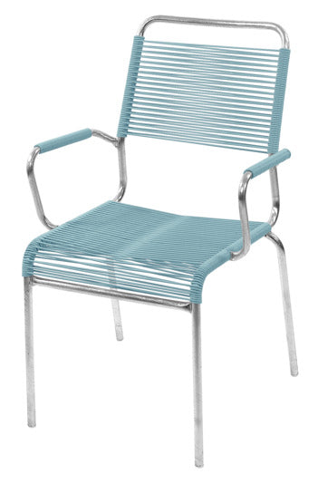 Entdecken Sie den Spaghettistuhl Rigi von Schaffner – stilvoll, bequem und perfekt für Ihre Terrasse oder den Balkon.