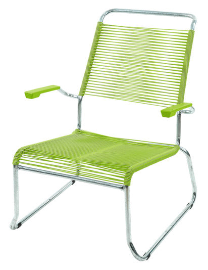 Erleben Sie ultimativen Sitzkomfort im Freien mit dem Säntis Kufen-Hochlehner Spaghetti von Schaffner – perfekt für Ihre Garten-Oase.