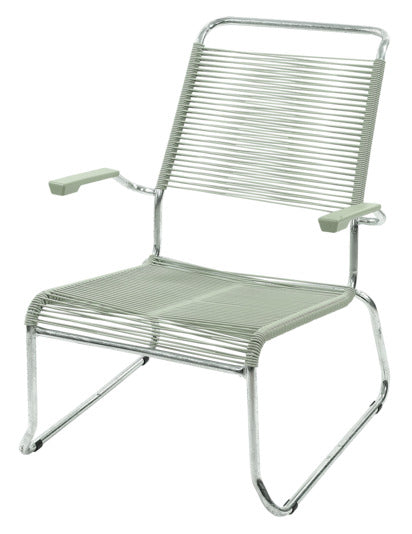 Erleben Sie ultimativen Sitzkomfort im Freien mit dem Säntis Kufen-Hochlehner Spaghetti von Schaffner – perfekt für Ihre Garten-Oase.