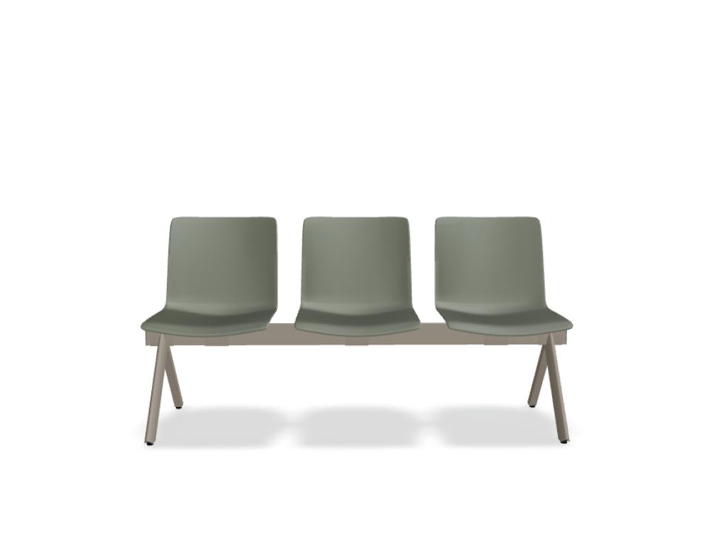 Shila SH3S - Bank in Grün präsentiert im Onlineshop von KAQTU Design AG. Sitzbank ist von Mdd