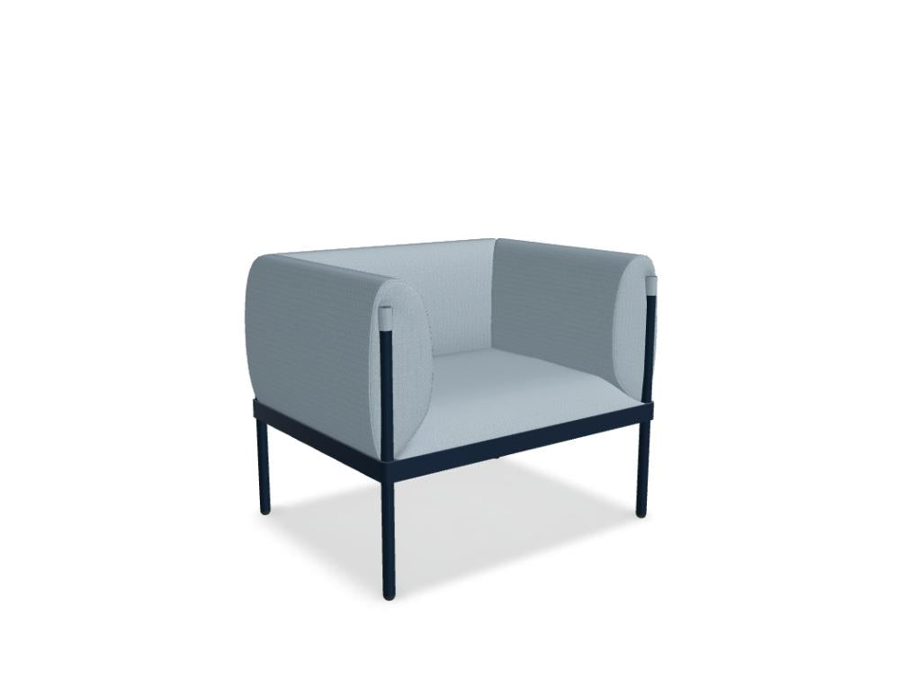 Stilt SIS1 - Sessel niedrige Rückenlehne in Weiss präsentiert im Onlineshop von KAQTU Design AG. Sessel ist von Mdd