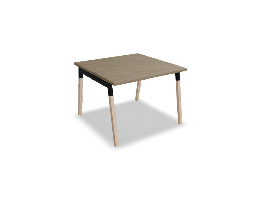 Ogi W SW110 - Konferenztisch mit Holzbeinen in Honigeiche präsentiert im Onlineshop von KAQTU Design AG. Konferenztisch ist von Mdd