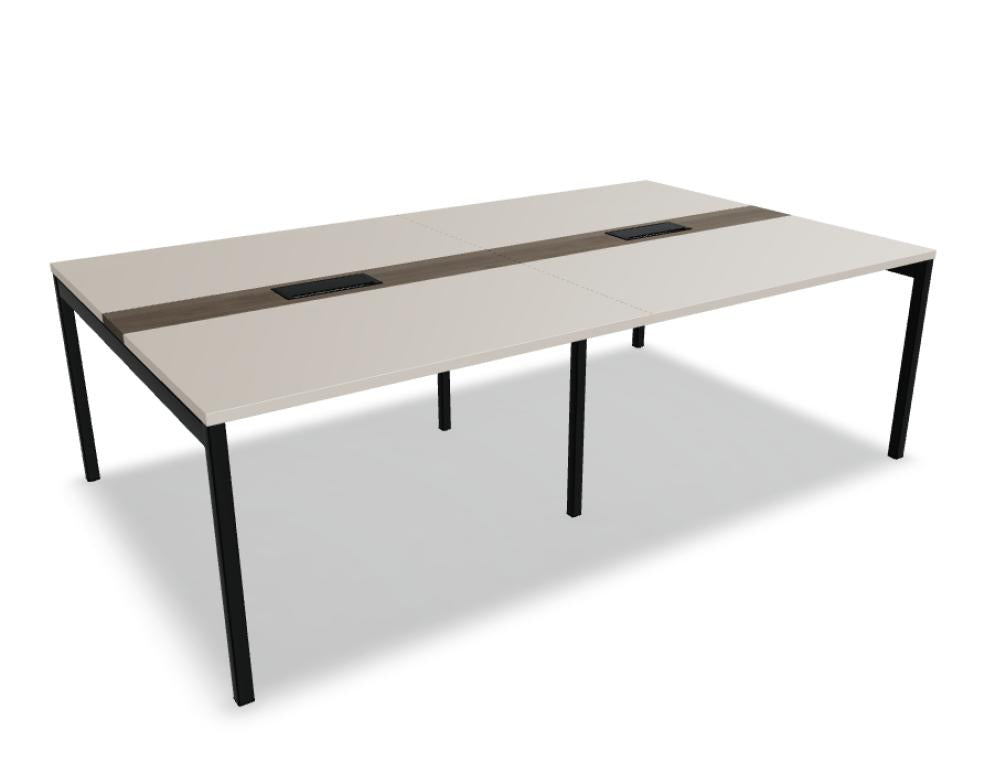 Ogi Y SY22E2 - Tisch in Honigeiche präsentiert im Onlineshop von KAQTU Design AG. Esstisch ist von Mdd