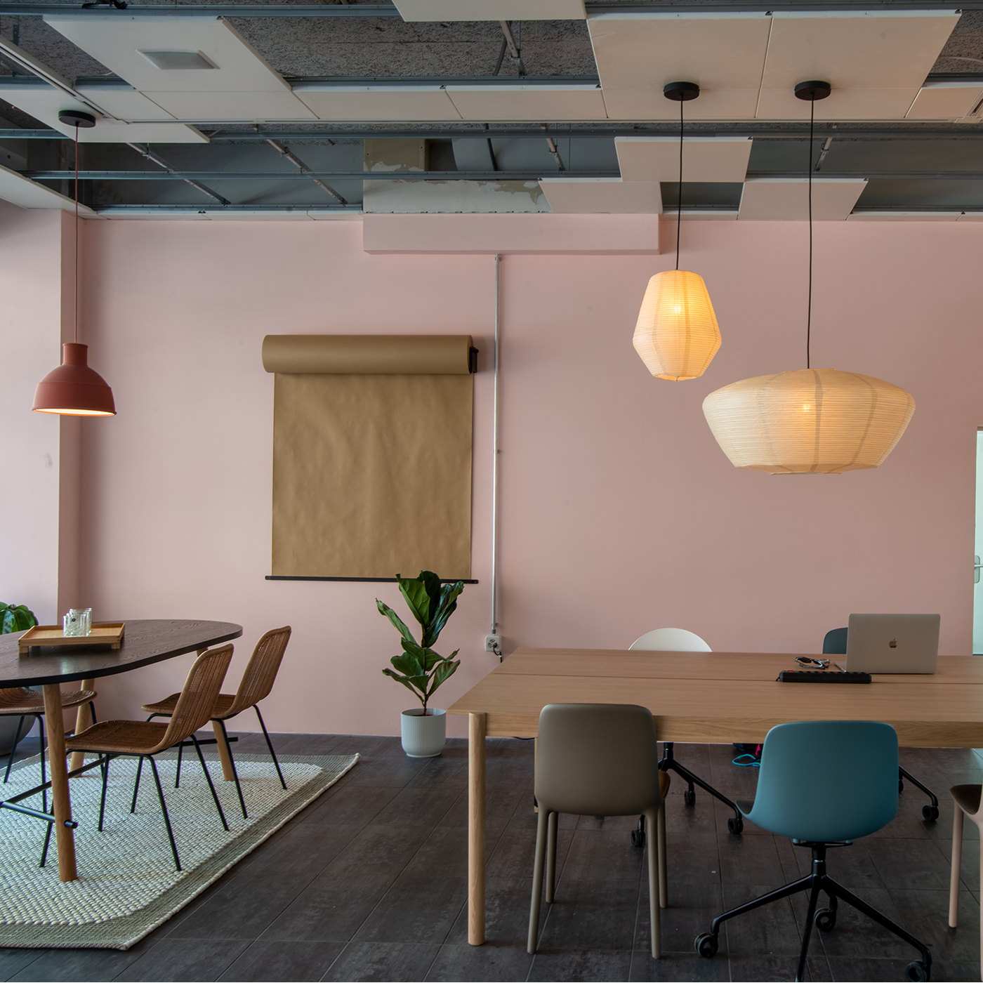 Co-Working Space HOGA in Zürich, eingerichtet von KAQTU
