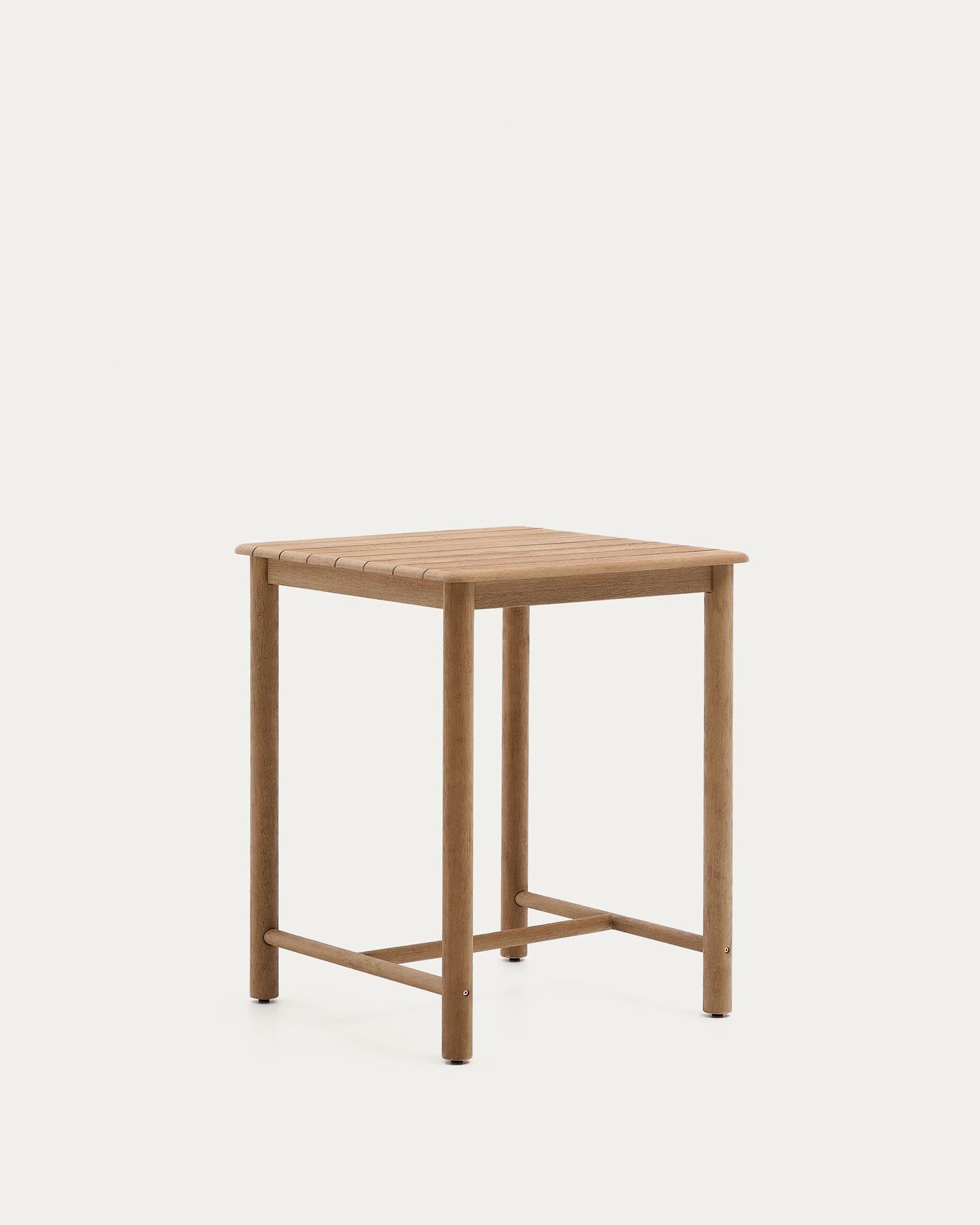 Erleben Sie den stilvollen Tisch Sori aus massivem Akazienholz. Mit 78 x 78 cm ist er perfekt für jeden Außenbereich und vereint Nachhaltigkeit mit Funktionalität.