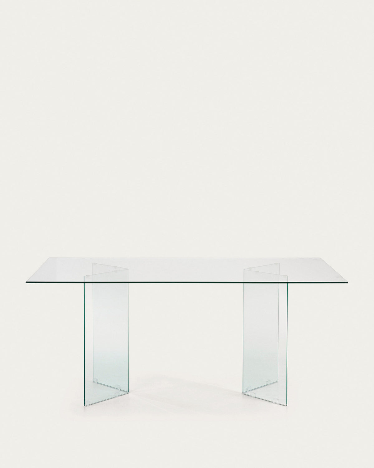 Burano Glastisch 200 x 90 cm in Transparent präsentiert im Onlineshop von KAQTU Design AG. Esstisch ist von Kave Home