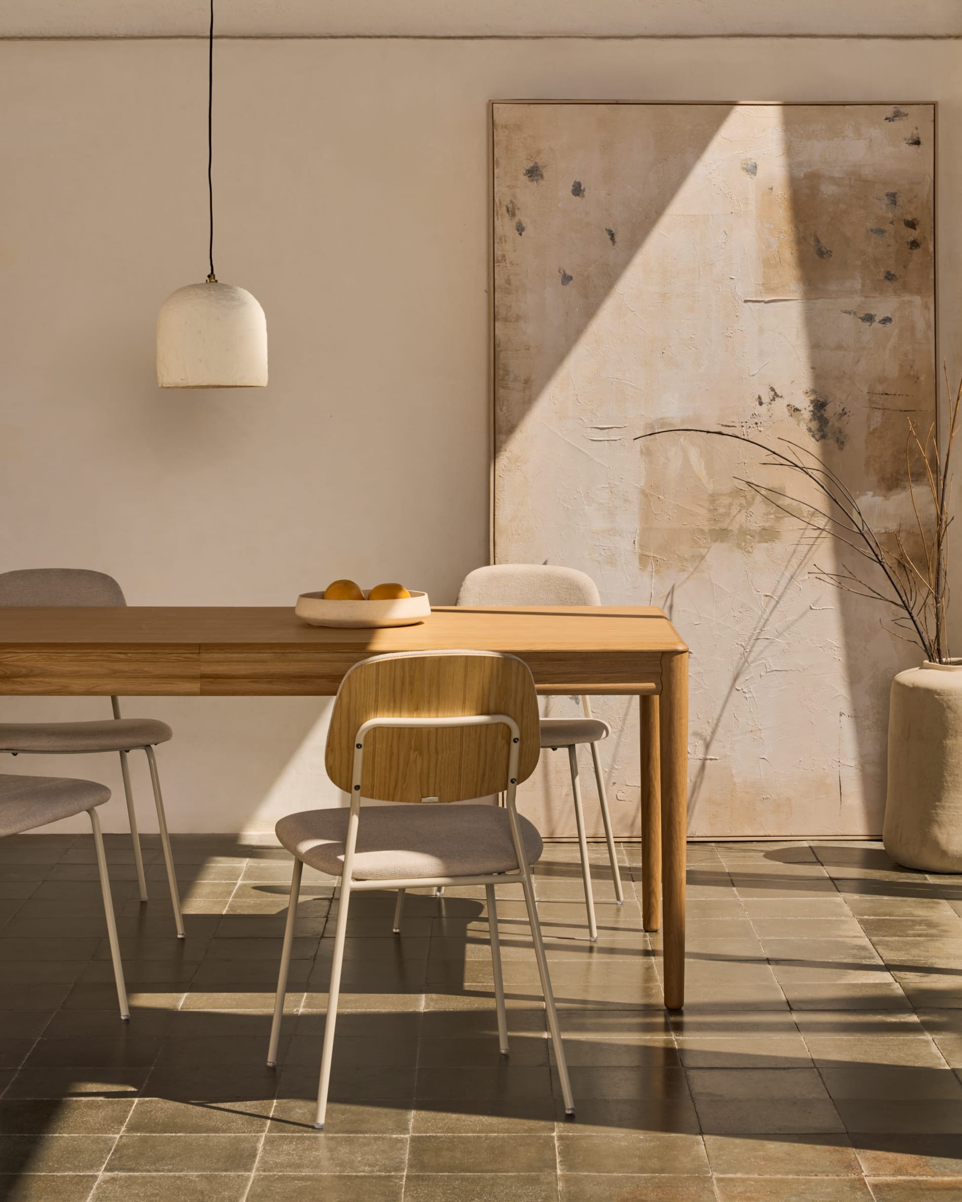 Lenon Ausziehtisch aus Eichenholz, FSC-zertifiziert, 200-280 cm, naturfarben, perfekt für moderne und elegante Wohnräume.