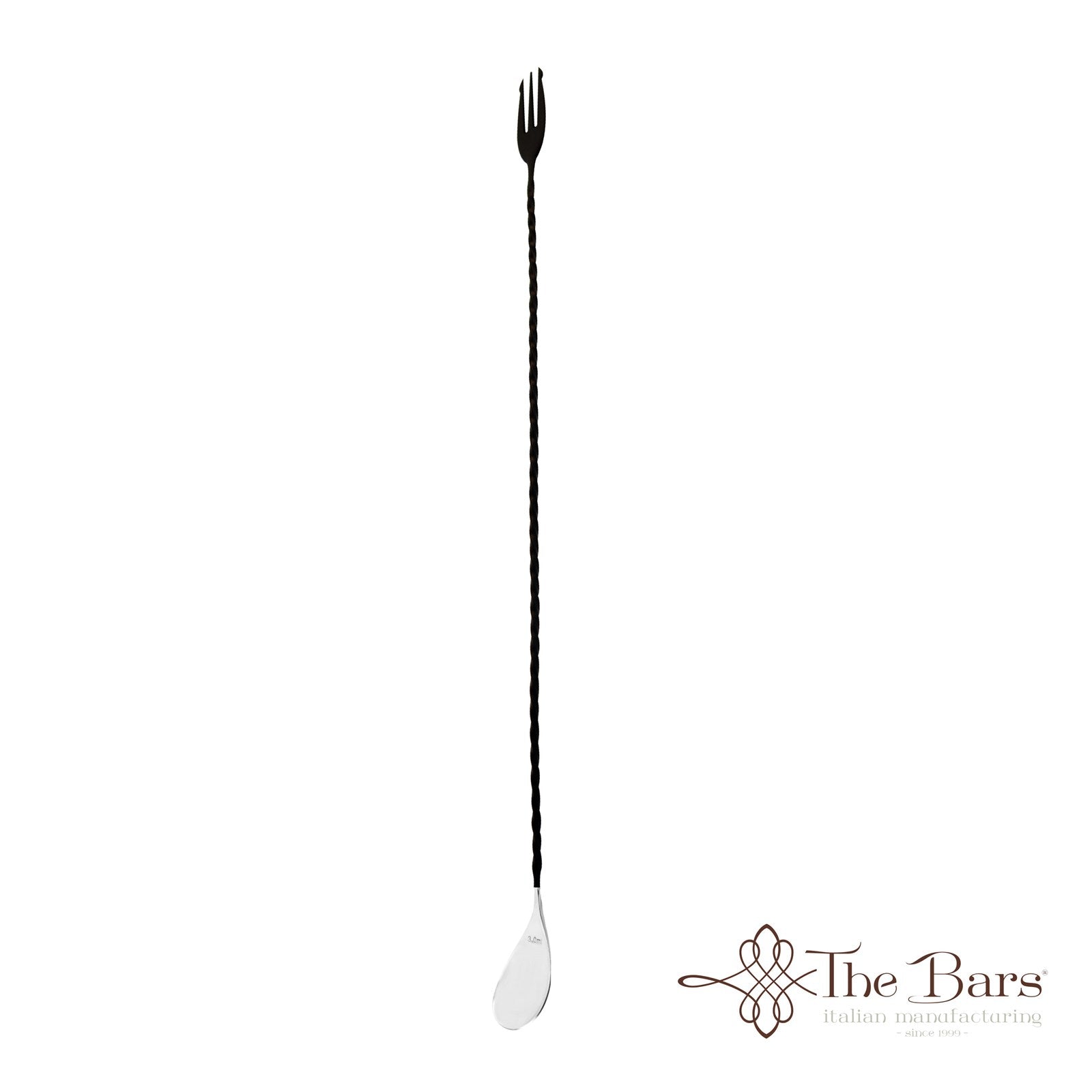 Bar Spoon Trident Twist 45 Cm Black in Schwarz präsentiert im Onlineshop von KAQTU Design AG. Barzubehör ist von Maison Truffe