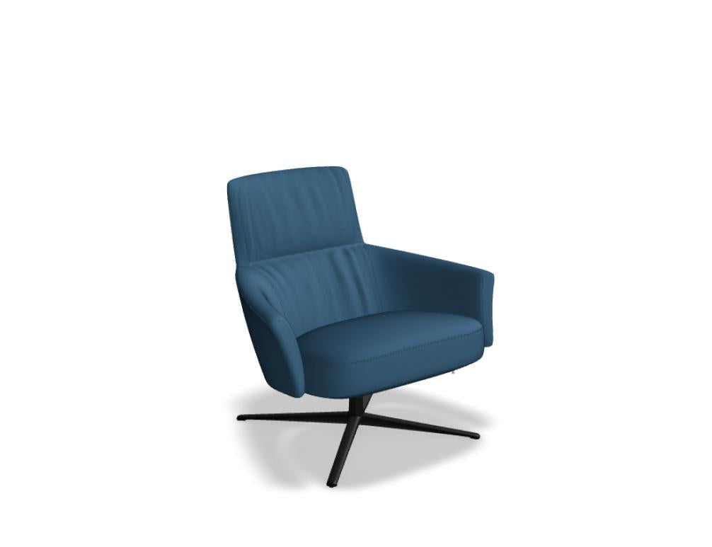 Toro TOR1P1 - Sessel niedrig in Blau präsentiert im Onlineshop von KAQTU Design AG. Sessel ist von Mdd