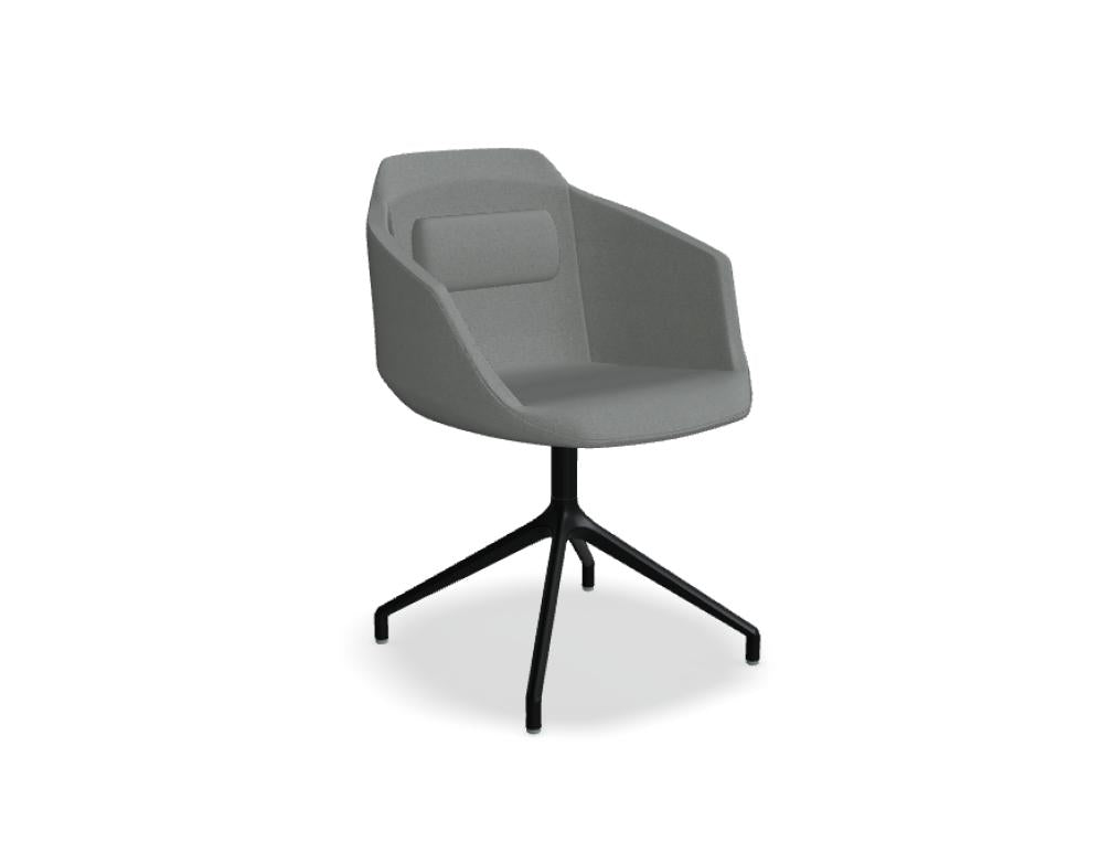 Ultra UFP19 - Stuhl Drehbasis in Grau präsentiert im Onlineshop von KAQTU Design AG. Drehstuhl ist von Mdd
