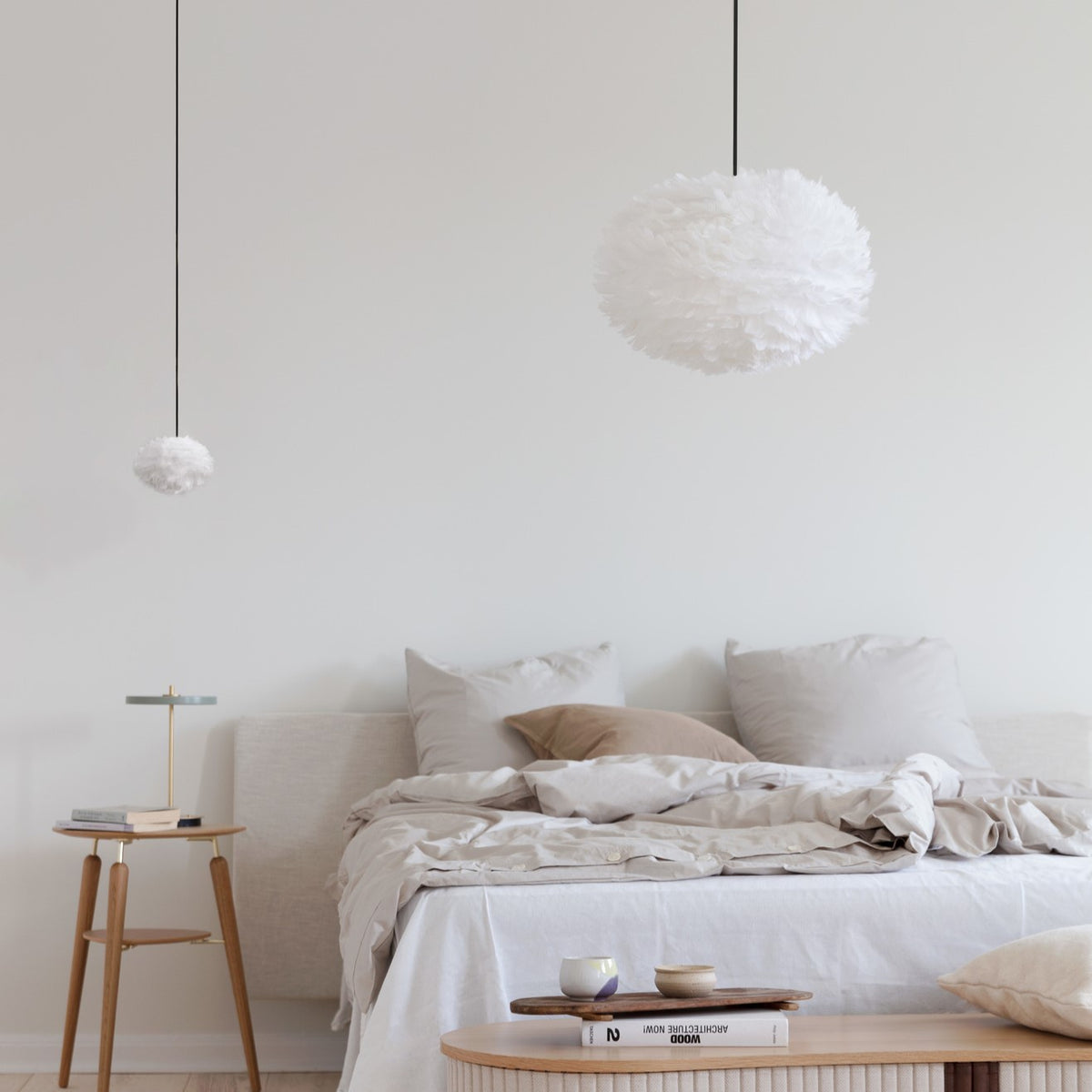 Eos Lampenschirm in White präsentiert im Onlineshop von KAQTU Design AG. Lampenschirm ist von Umage