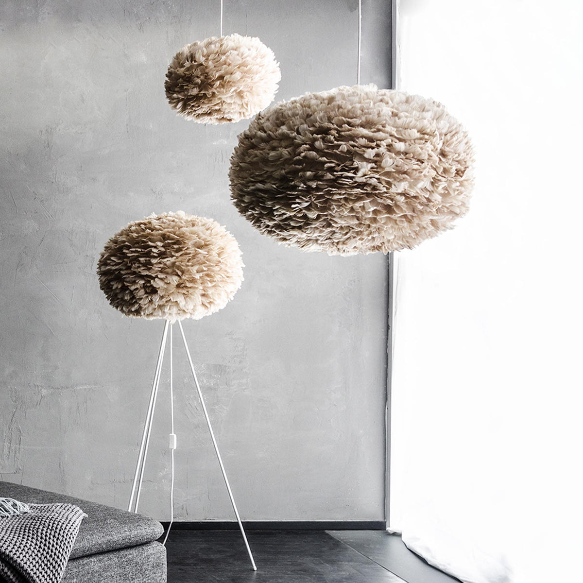 Eos Lampenschirm in Light Brown präsentiert im Onlineshop von KAQTU Design AG. Lampenschirm ist von Umage