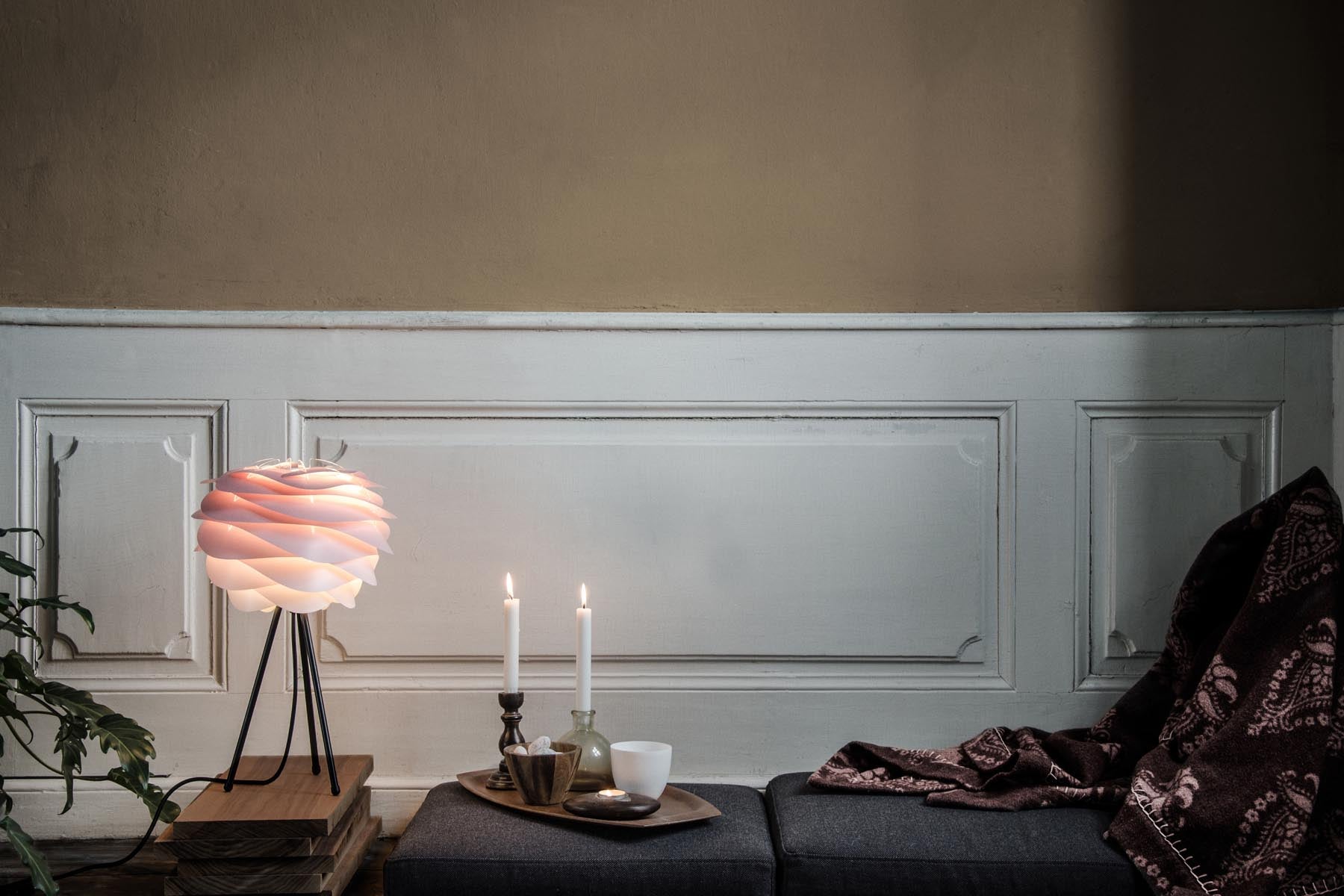 Carmina Lampenschirm in Rose präsentiert im Onlineshop von KAQTU Design AG. Lampenschirm ist von Umage