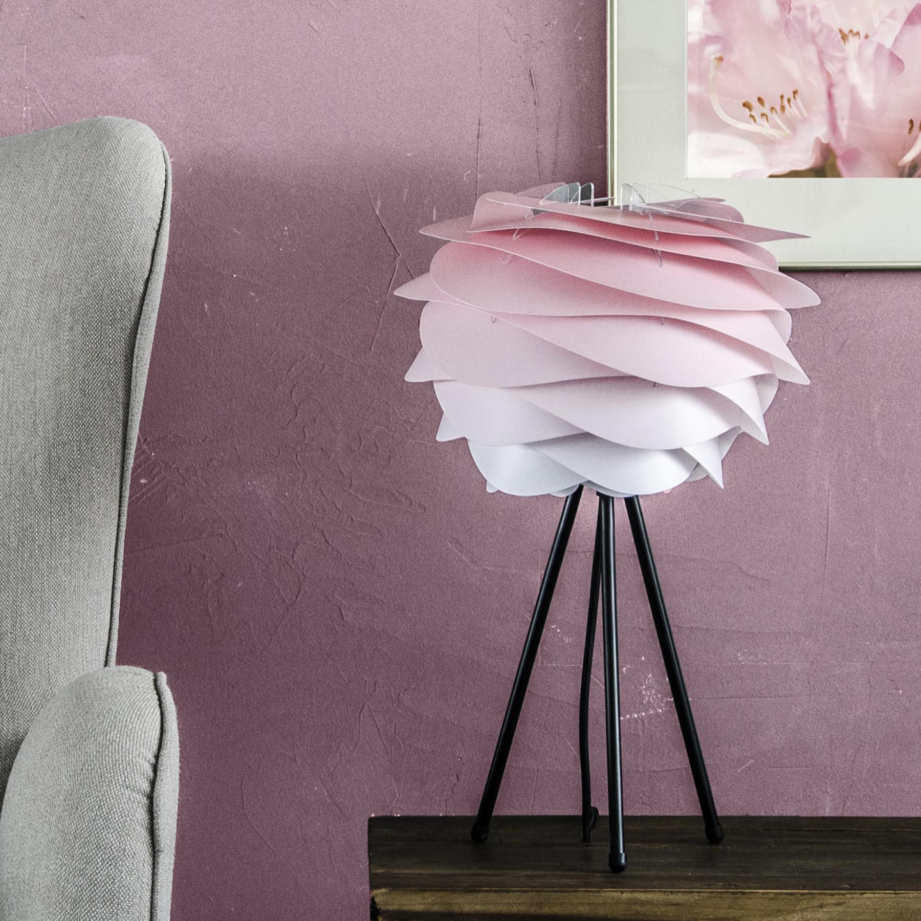 Carmina Lampenschirm in Rose präsentiert im Onlineshop von KAQTU Design AG. Lampenschirm ist von Umage