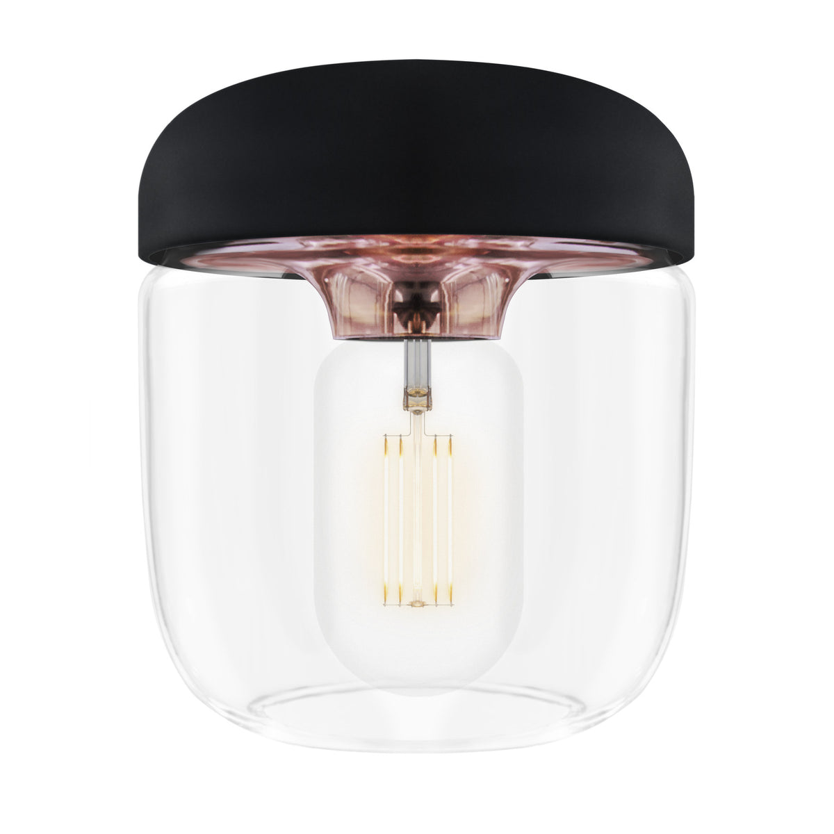 Acorn Lampenschirm in Black/Polished copper präsentiert im Onlineshop von KAQTU Design AG. Lampenschirm ist von Umage