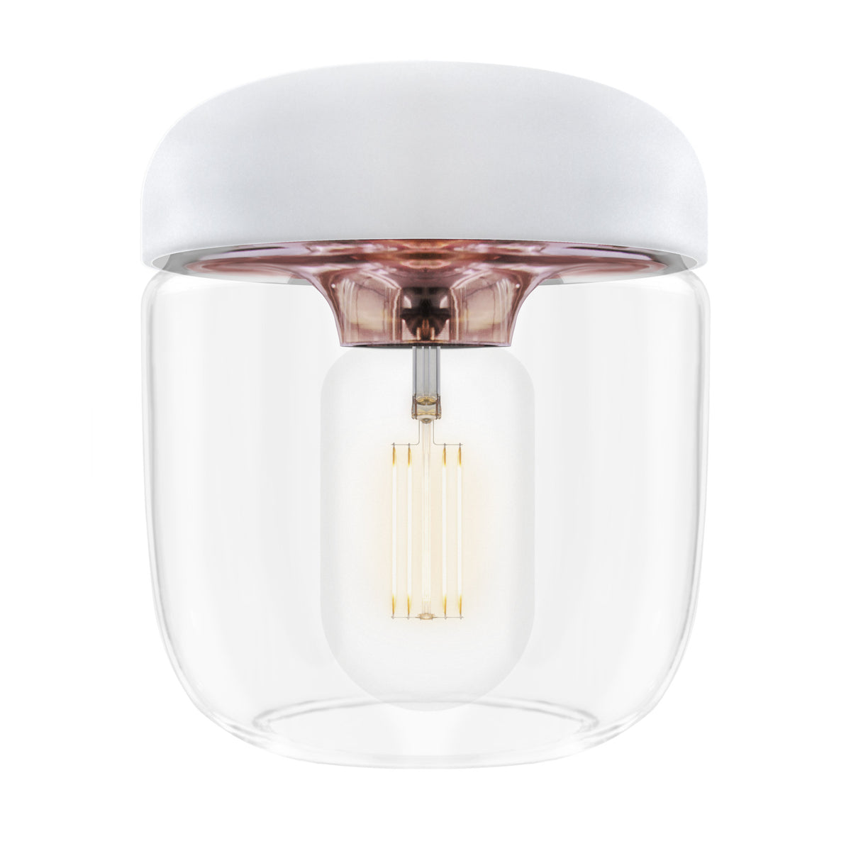 Acorn Lampenschirm in White/Polished copper präsentiert im Onlineshop von KAQTU Design AG. Lampenschirm ist von Umage