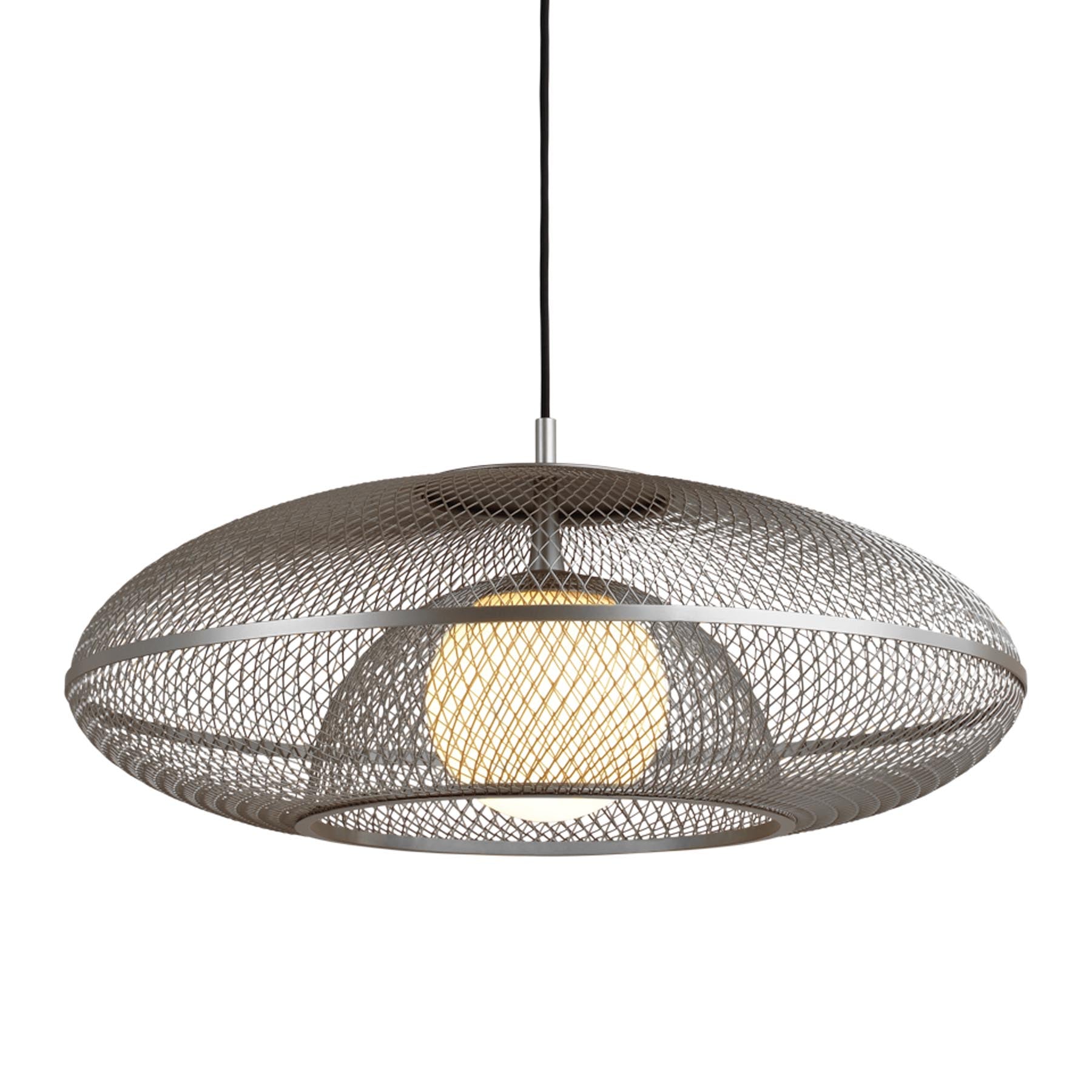 Faraday Lampenschirm in Steel präsentiert im Onlineshop von KAQTU Design AG. Lampenschirm ist von Umage