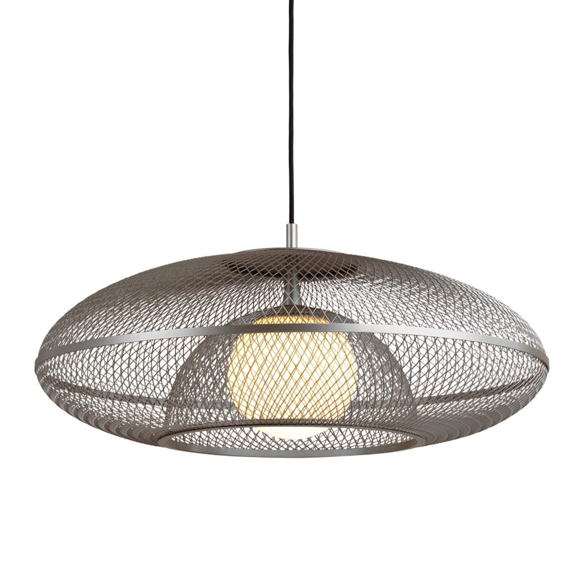 Faraday Lampenschirm in Steel präsentiert im Onlineshop von KAQTU Design AG. Lampenschirm ist von Umage