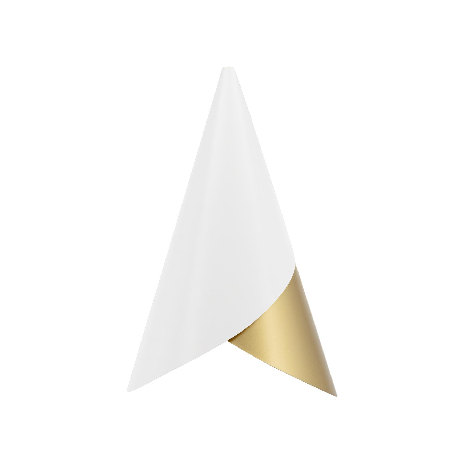 Cornet Lampenschirm in White/Brass präsentiert im Onlineshop von KAQTU Design AG. Lampenschirm ist von Umage