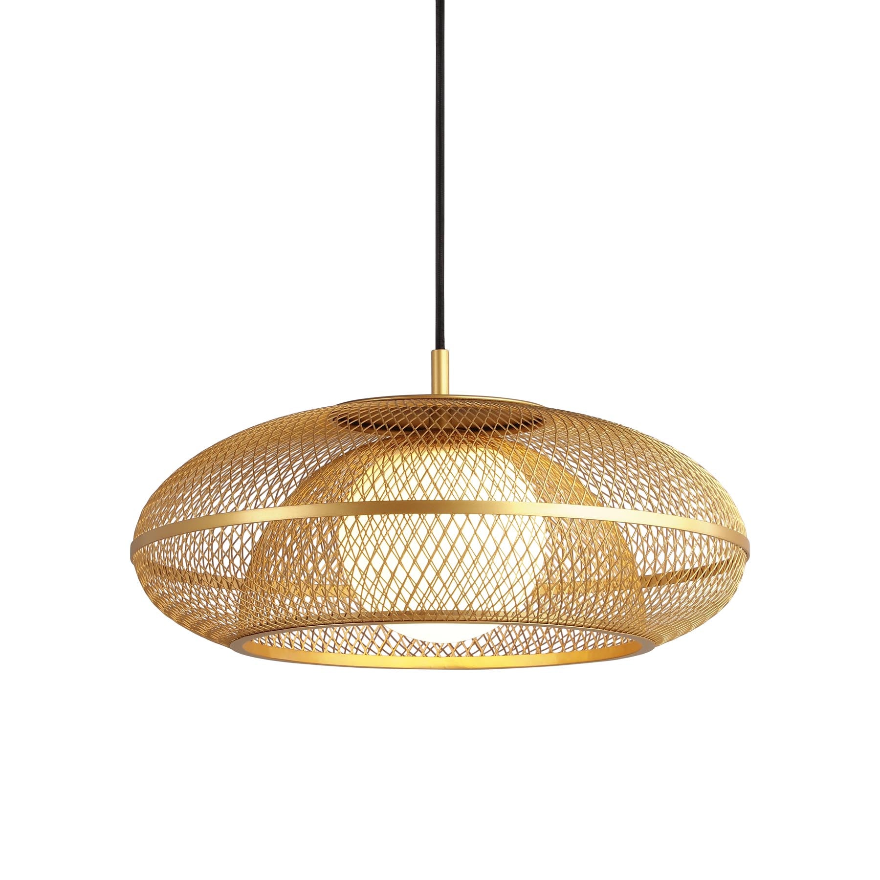 Eleganter Faraday Lampenschirm von Umage aus hochwertigem Messing, ideal für stilvolle Akzente und gemütliche Lichtstimmungen.