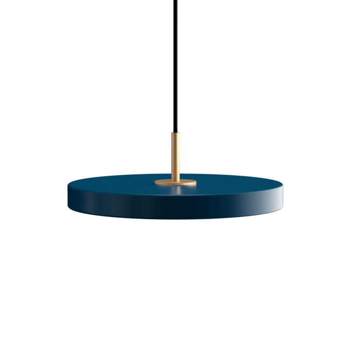 Asteria Mini Pendellampe in Petrol Blue präsentiert im Onlineshop von KAQTU Design AG. Pendelleuchte ist von Umage