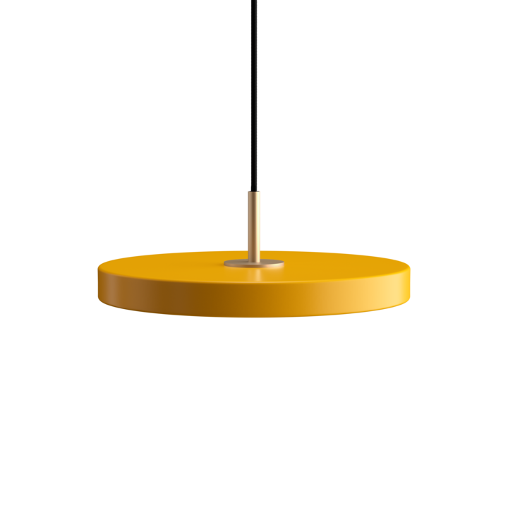 Asteria Mini Pendellampe in Saffron Yellow präsentiert im Onlineshop von KAQTU Design AG. Pendelleuchte ist von Umage
