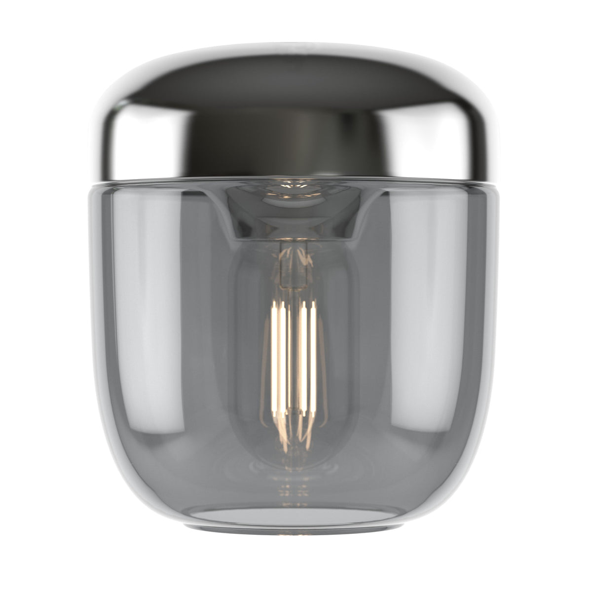 Acorn Lampenschirm in Smoked Steel präsentiert im Onlineshop von KAQTU Design AG. Lampenschirm ist von Umage