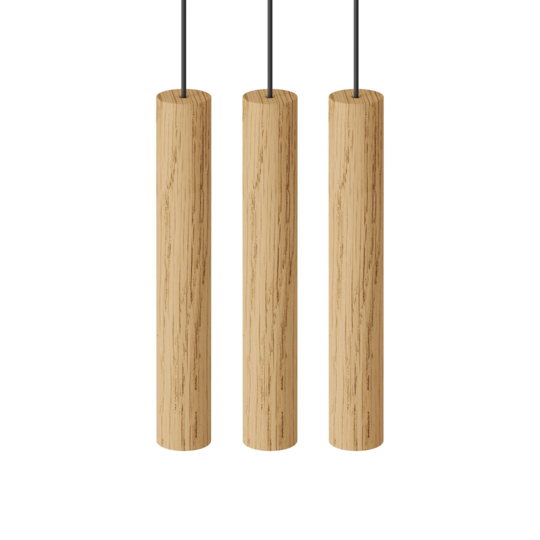 Chimes 3er Gruppe Lampenschirm in Oak präsentiert im Onlineshop von KAQTU Design AG. Pendelleuchte ist von Umage