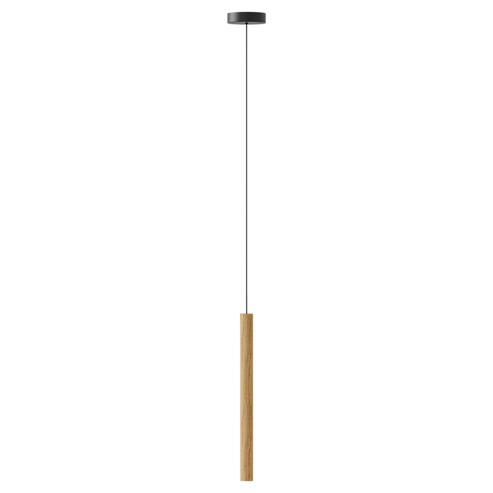 Stilvolle Chimes Pendellampe Lang von Umage aus hochwertigem Eichenholz, perfekt für eine gemütliche Atmosphäre in jedem modernen Zuhause.