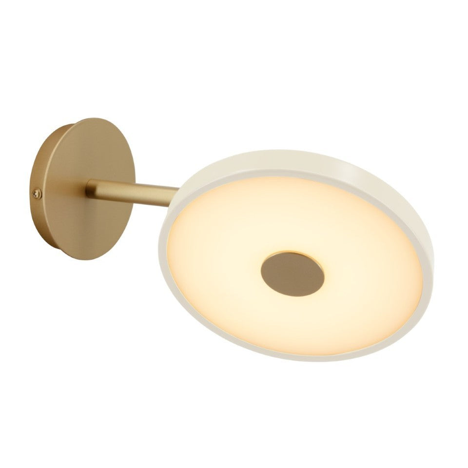 Asteria Wandleuchte short mit Kabel in Pearl White präsentiert im Onlineshop von KAQTU Design AG. Wandleuchte ist von Umage
