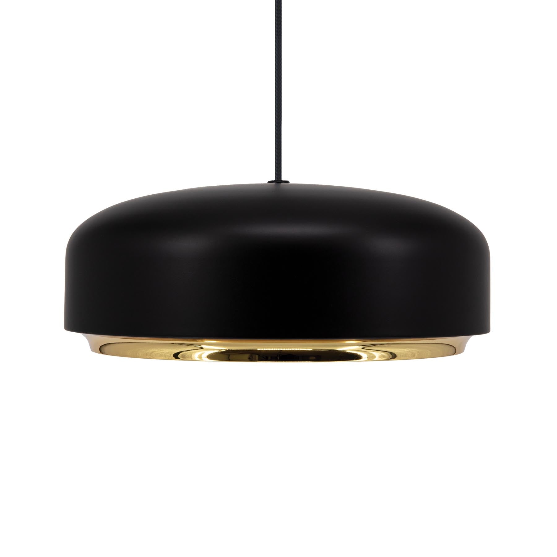 Stilvolle Hazel Medium Pendellampe in Schwarz von Umage, perfekt für eine moderne und gemütliche Beleuchtung in Wohnräumen.