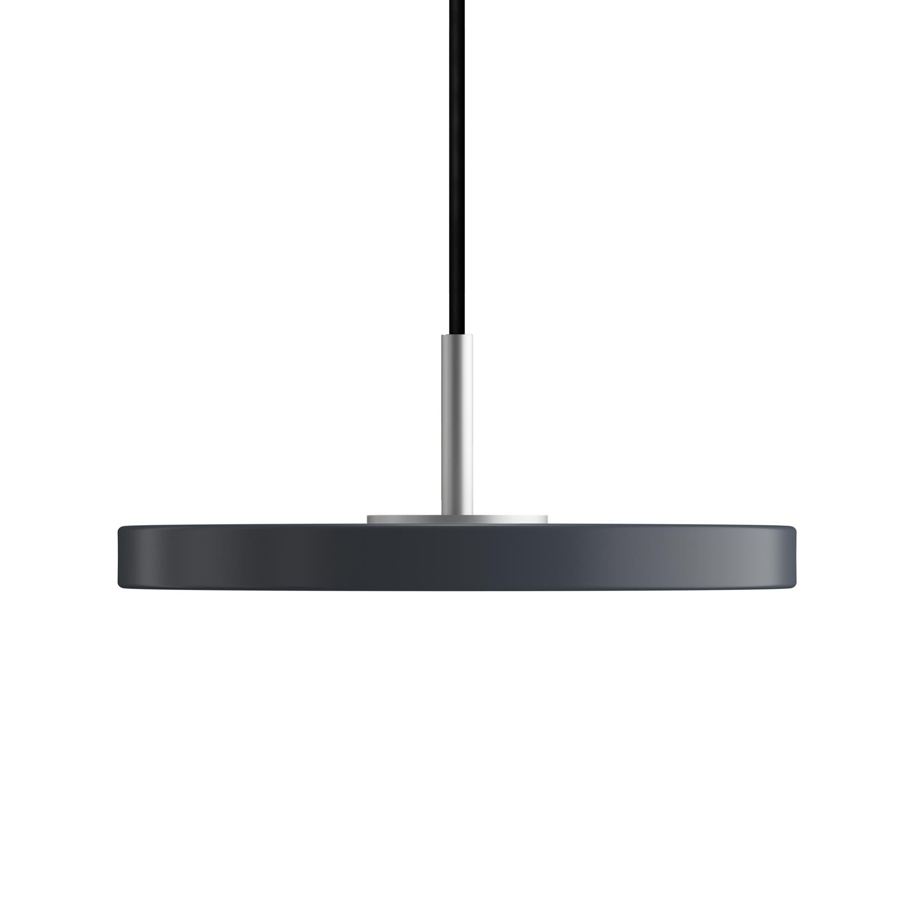 Schicke Asteria Micro Pendelleuchte in Anthrazit, perfekt für zeitgemäße Wohnräume und zur Akzentuierung von Lichtdesigns.